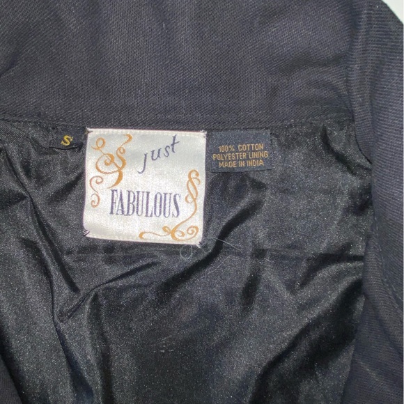 90s Vintage sequins red, white, and black CANDY CANE Christmas jacket 🎄 - Picture 9 of 12